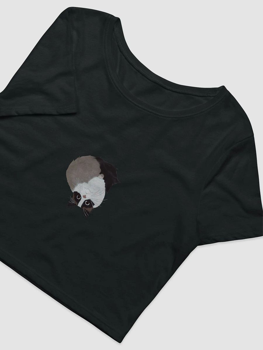 Upside Down Cat Crop Tee product image (3)