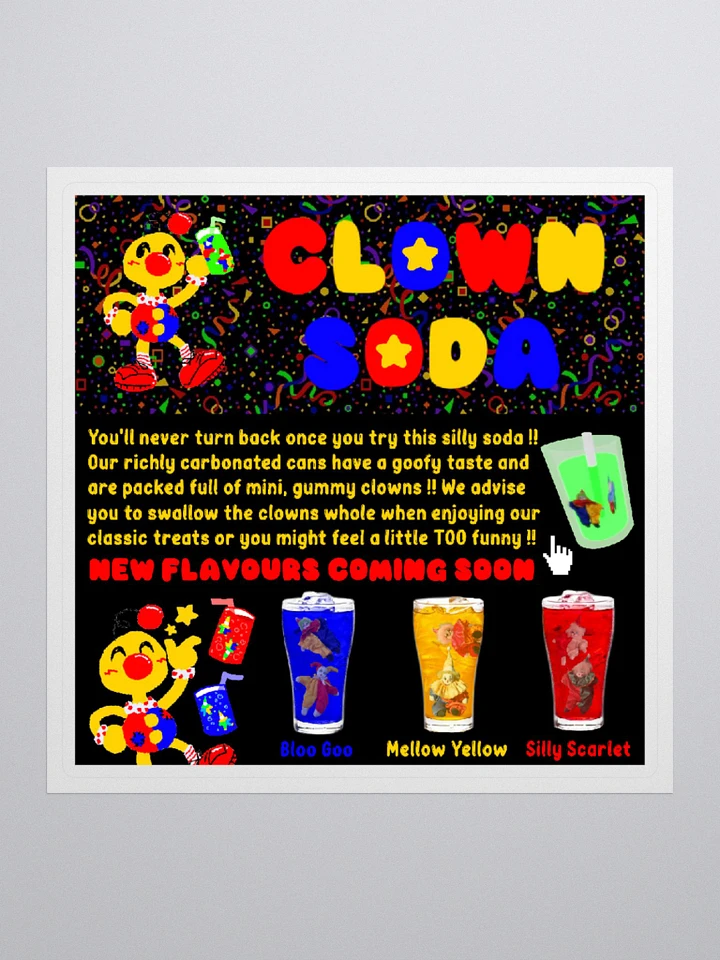 Clown Soda Website Sticker product image (2)