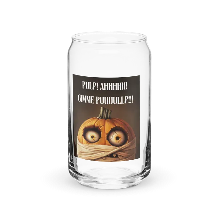 Zombie Mummy Pumpkin Can-Shaped Glass product image (1)