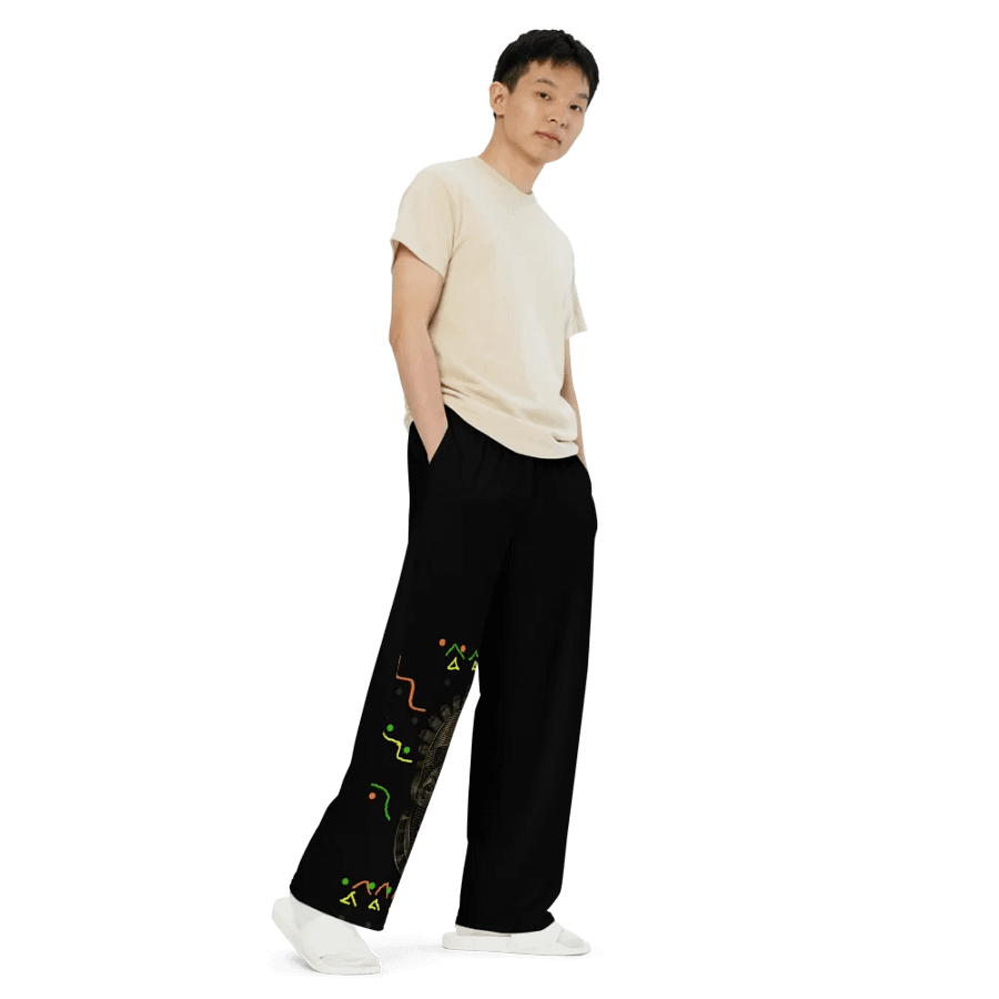 Afrocentric Visions All-Over Print Pants product image (7)