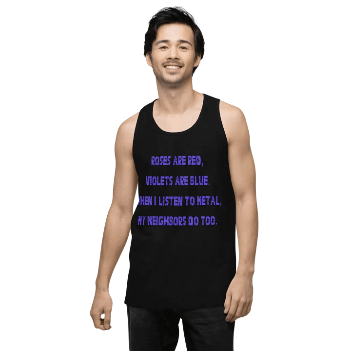 Roses Are Metal Tank Top product image (16)