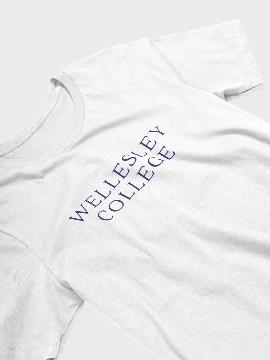 Minimalist Serif Reunion Tee in White product image (3)