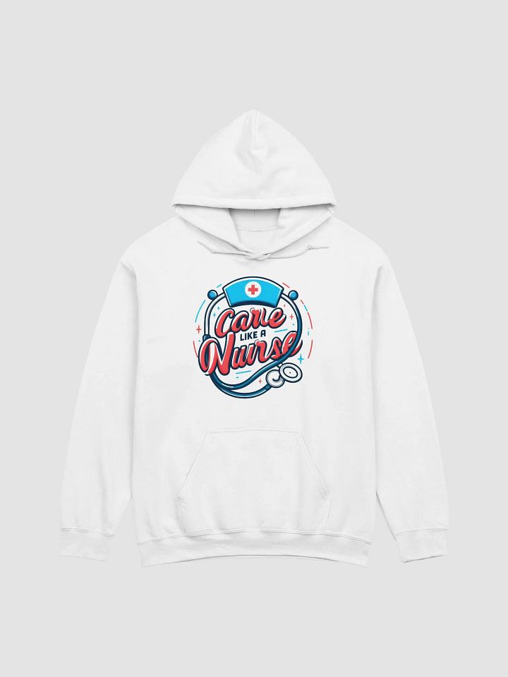Nurse's Care Stethoscope Hoodie, Gildan Classic Hoodie product image (1)