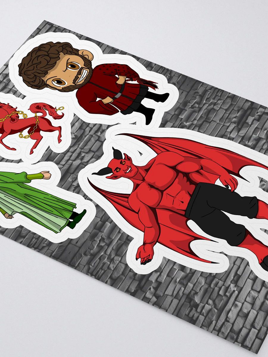 Sanguine Horse Cast: Lorelei, Tievel, Kyrie, and the chained horse logo 🇦🇺 🇨🇦 🇪🇺 🇺🇸 product image (3)