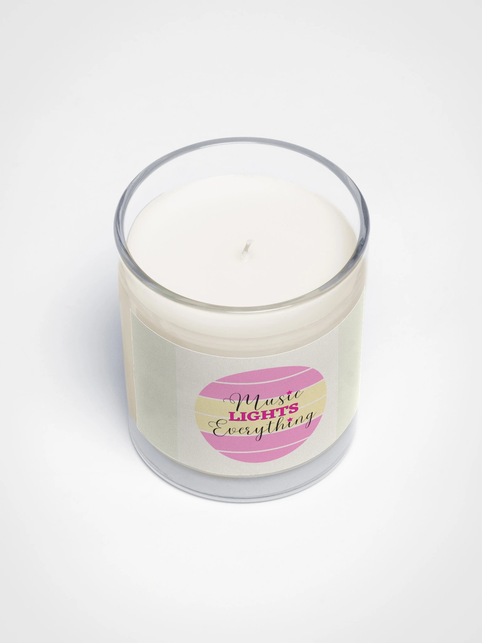 MUSIC LIGHTS EVERYTHING Soy Wax Candle product image (3)