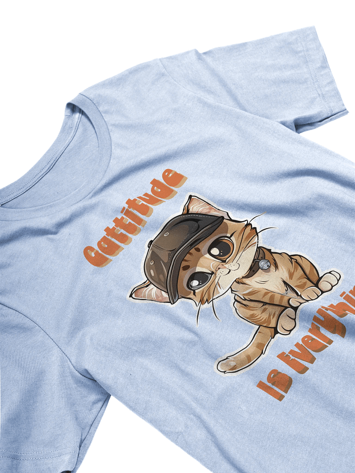 Cattitude Cap T-Shirt product image (2)