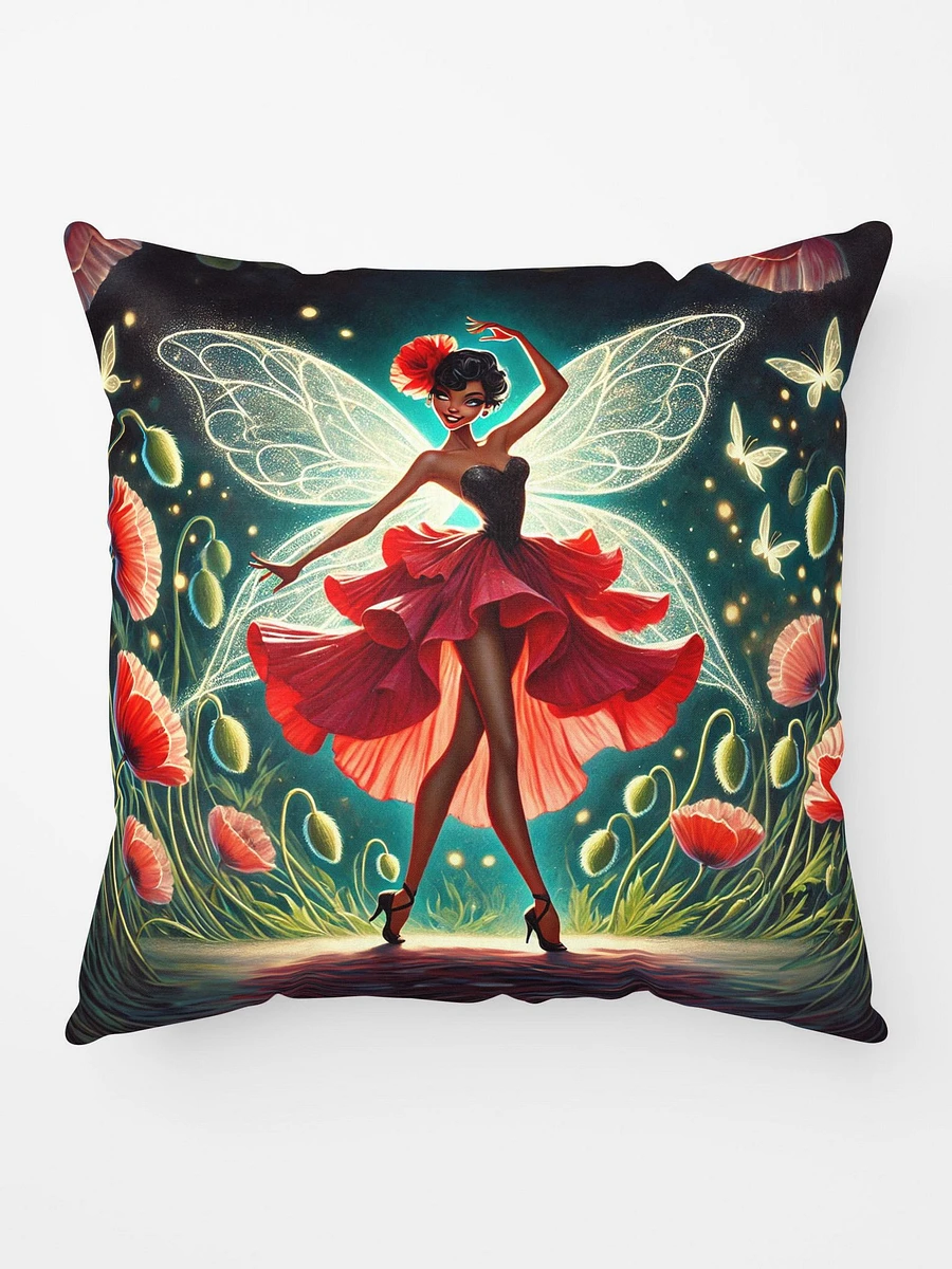 Beautiful Poppy Fairy Throw Pillow product image (1)