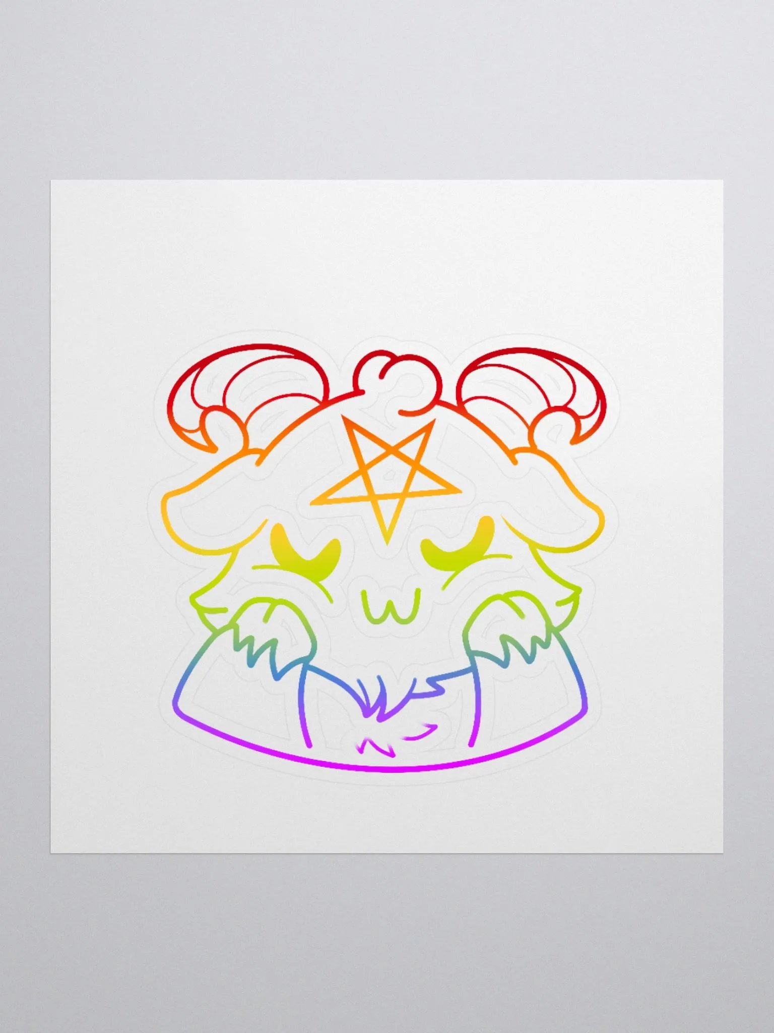 uwu pride sticker :) product image (1)