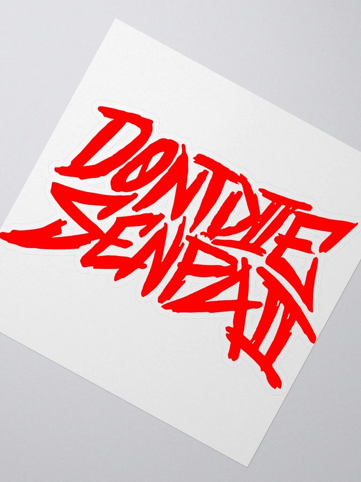 DontDieSenpai Sticker product image (2)