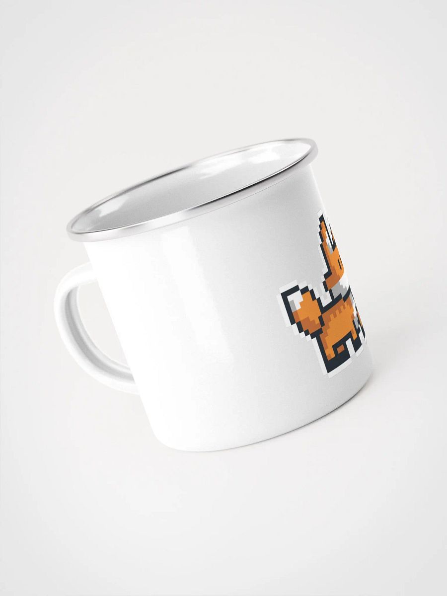 8-Bit Fox Adventure Enamel Mug product image (4)