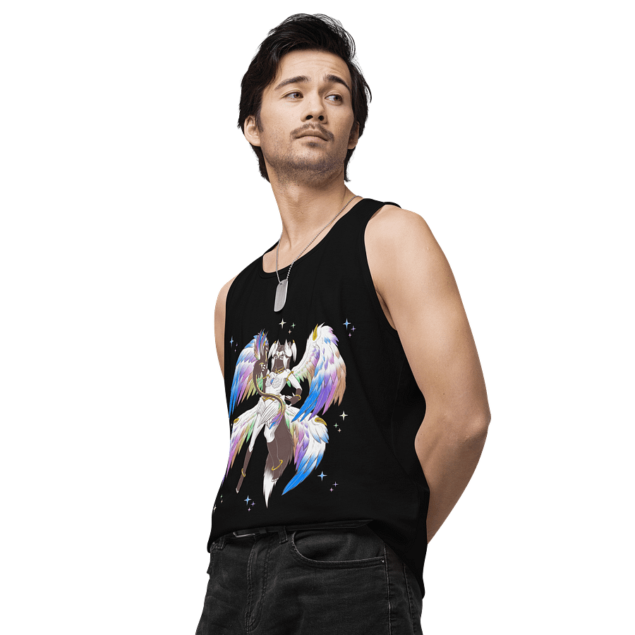 Rainbow Pride Angel Men's Tank Top product image (11)