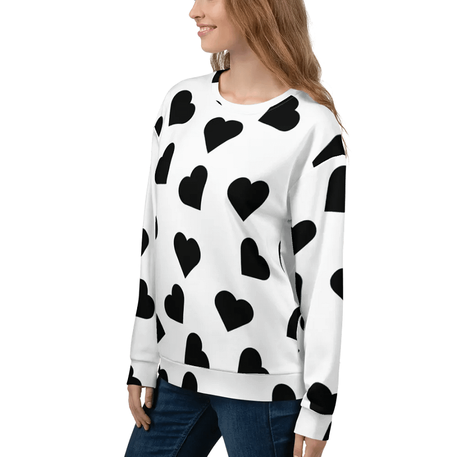Abstract Love Pattern 4 # 2 Unisex Sweatshirt product image (4)