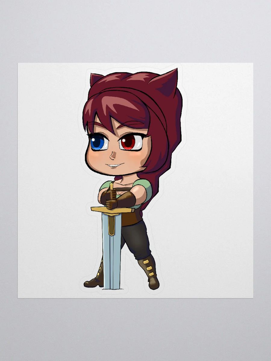 Cerise Remora Sticker product image (1)