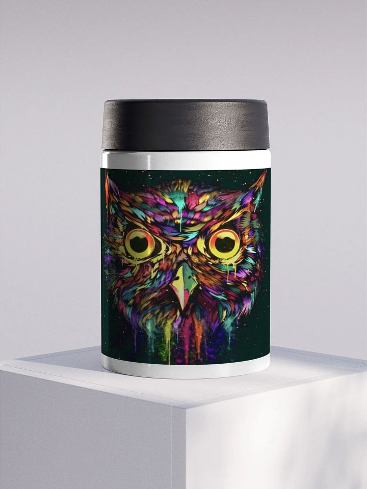 Drippy Owl Stainless Steel Koozie product image (2)