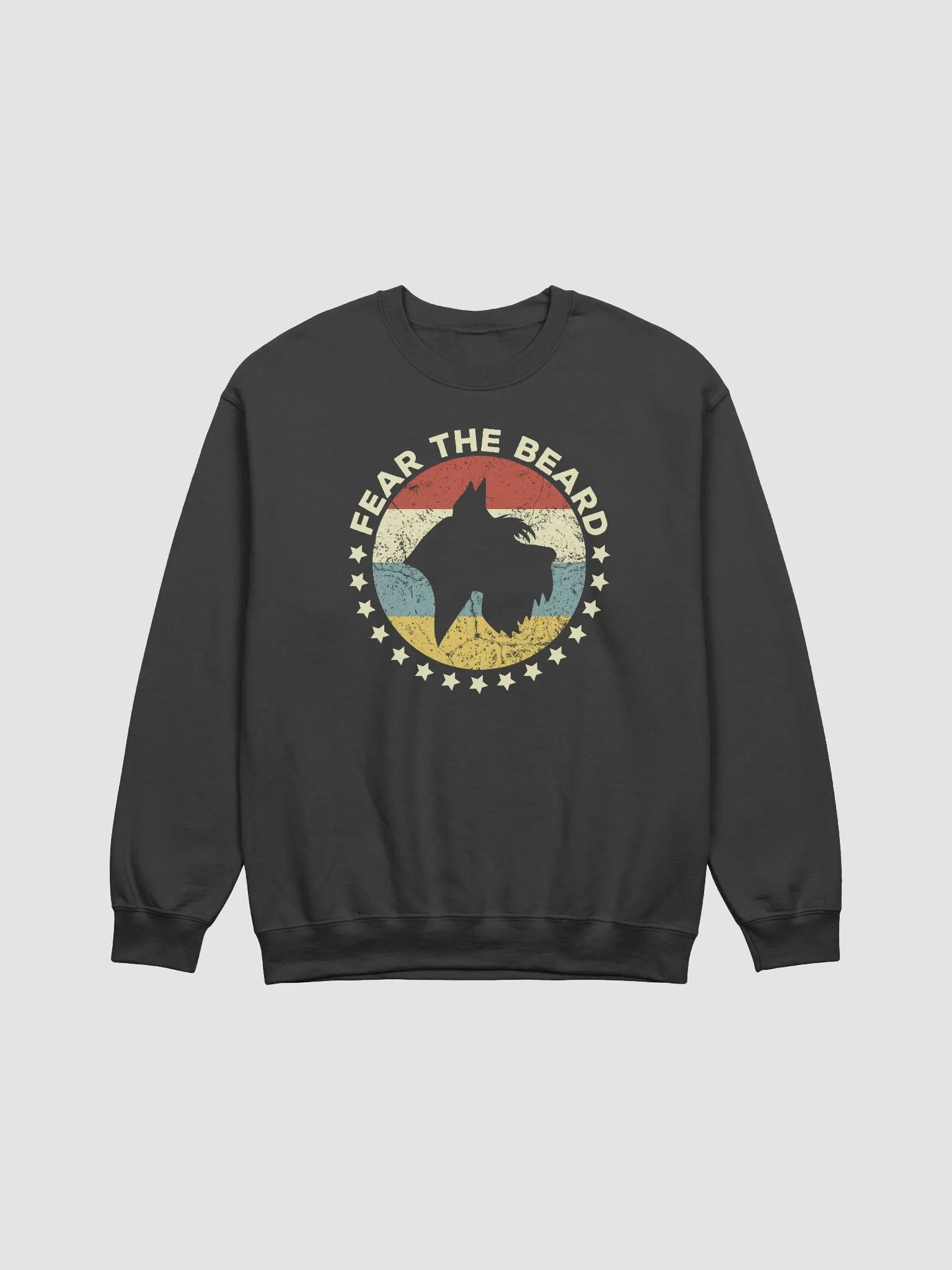 Fear the Beard Schnauzer Sweatshirt | Funny Sweatshirt for Schnauzer Paw-rents product image (3)