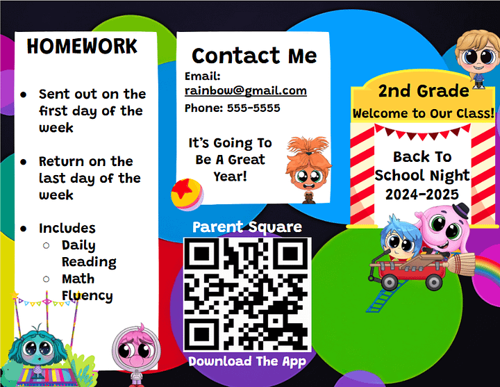 Back to School Inside Out Brochure product image (2)