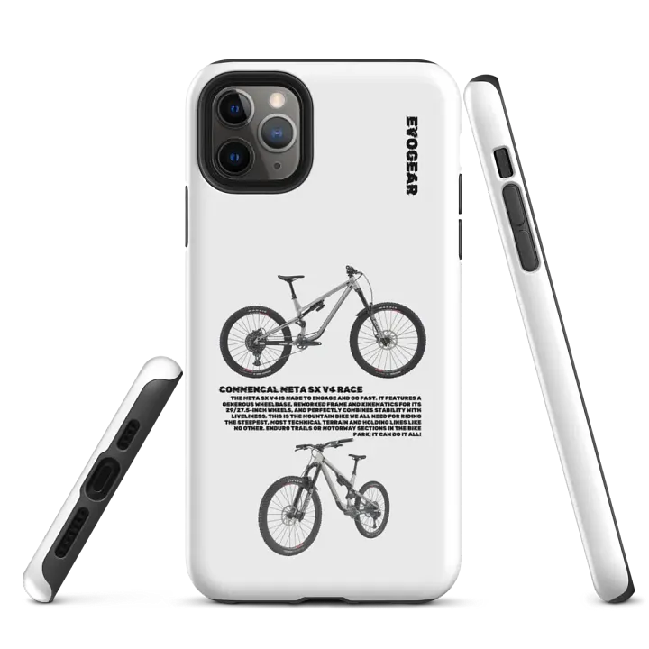 White Commencal Meta SX V4 Race iPhone Case product image (5)