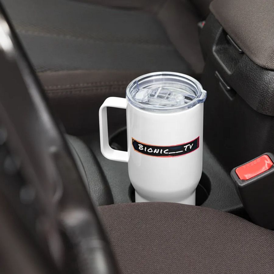 Trink Becher mit Deckel product image (8)