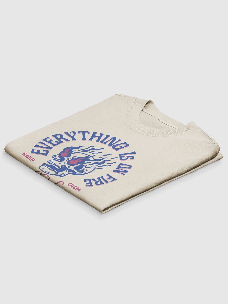 Everything Is On Fire Graphic Oversized Tee product image (8)