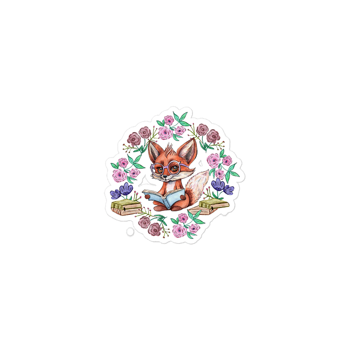 Book Smart Fox Magnet product image (1)