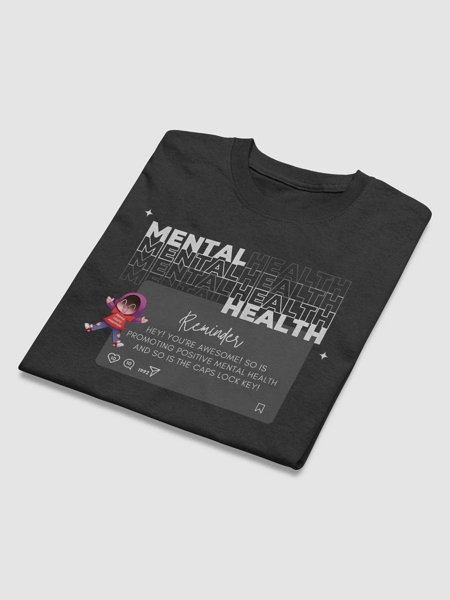 Mental Health Awareness Heavyweight Shirt - Dark product image (4)