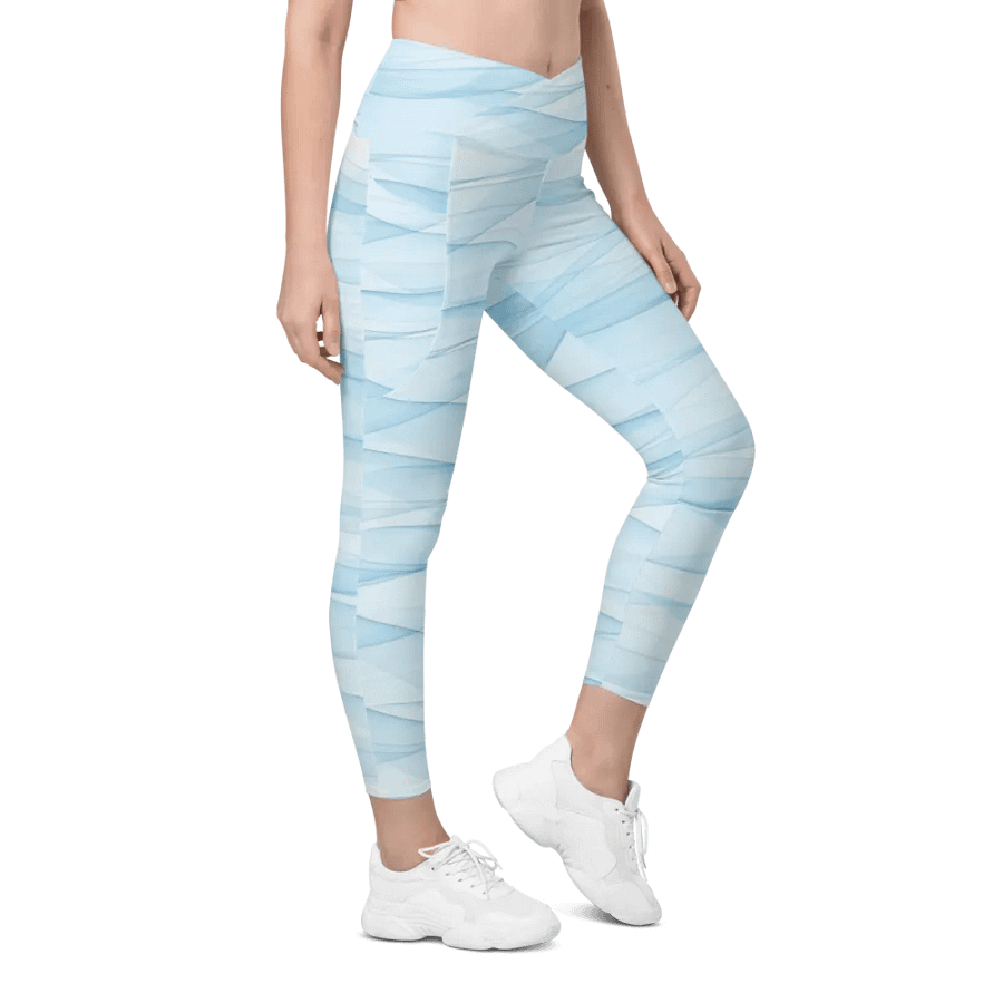 Fluid Motion Crossover Leggings with Sun Protection product image (10)