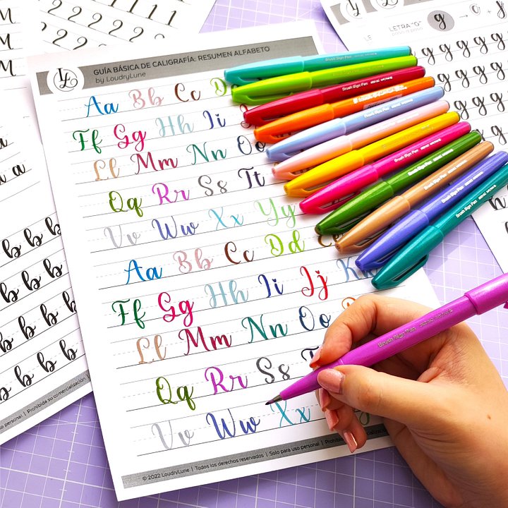 Guía Básica de Caligrafía para Rotuladores Chicos product image (2)