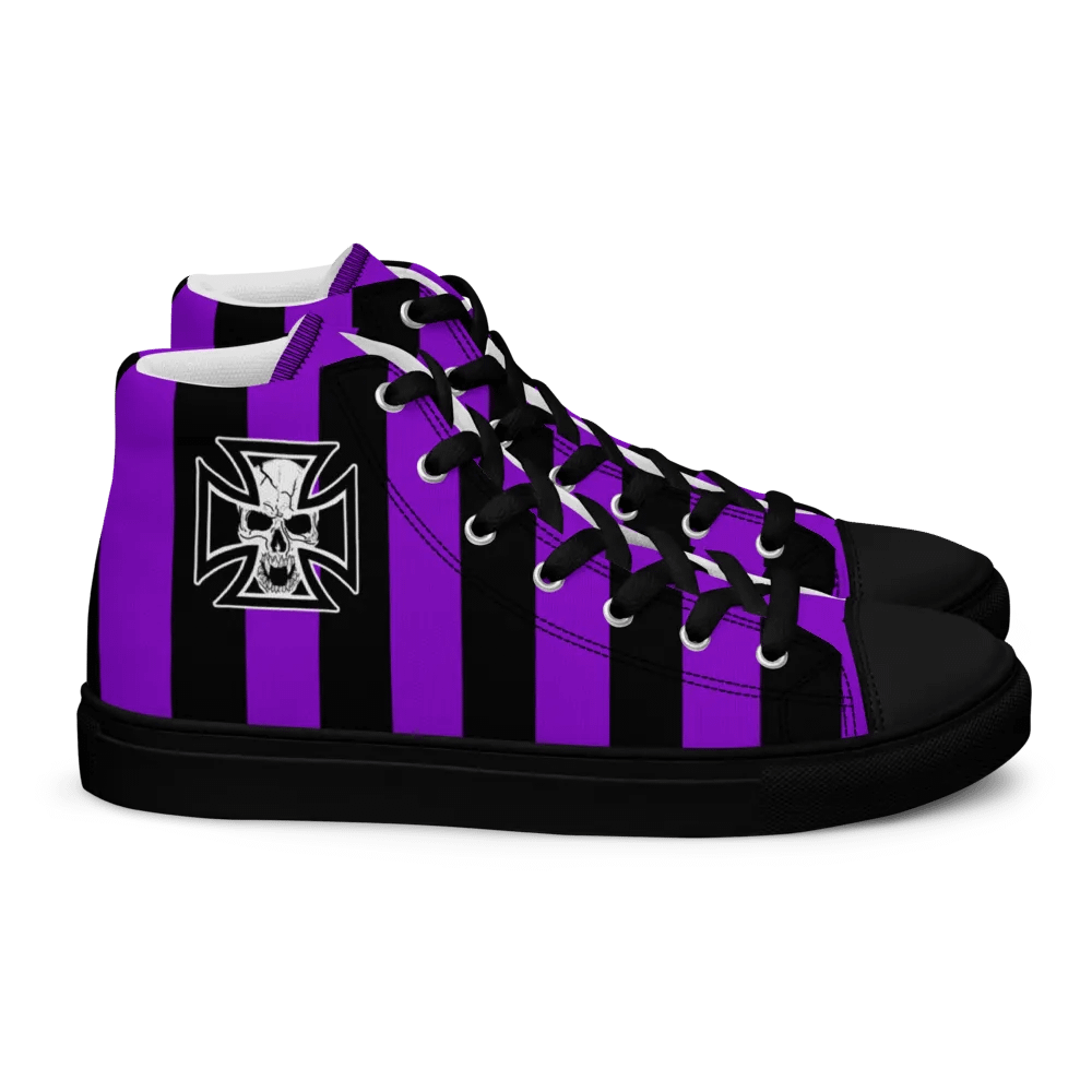 Maltese cross and skull mens high tops product image (3)
