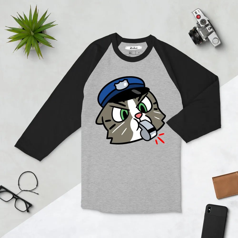 Officer Kitty Cat Raglan product image (15)