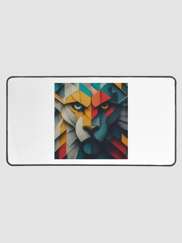 Bear Face Abstract Desk Mat product image (1)