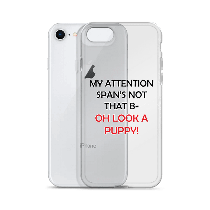 Attention Span iPhone Clear Case product image (51)