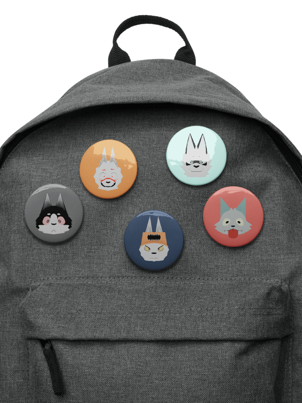 FACES | Face Pin Set 4 product image (1)