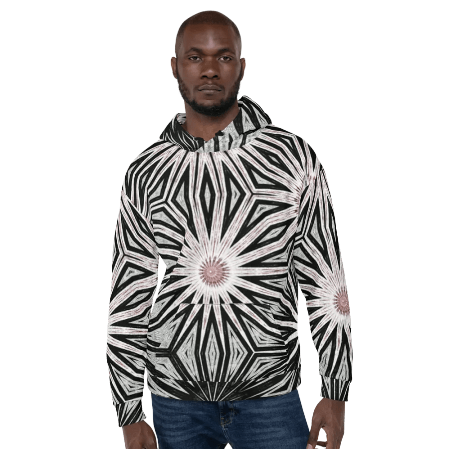 Abstract Coloured Modern Circles Unisex Pull Over Hoodie product image (9)