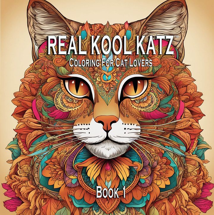 REAL KOOL KATZ - Colouring for Cat Lovers - BOOK ONE product image (1)