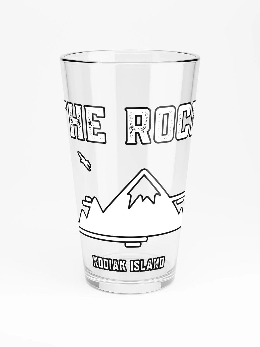 The Rock Pint Glass (White) product image (3)