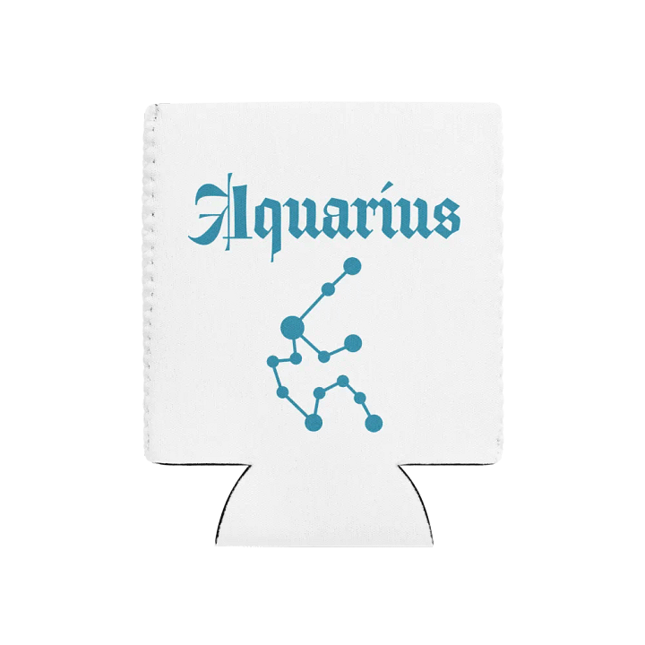 Aquarius Constellation Can Cooler product image (1)