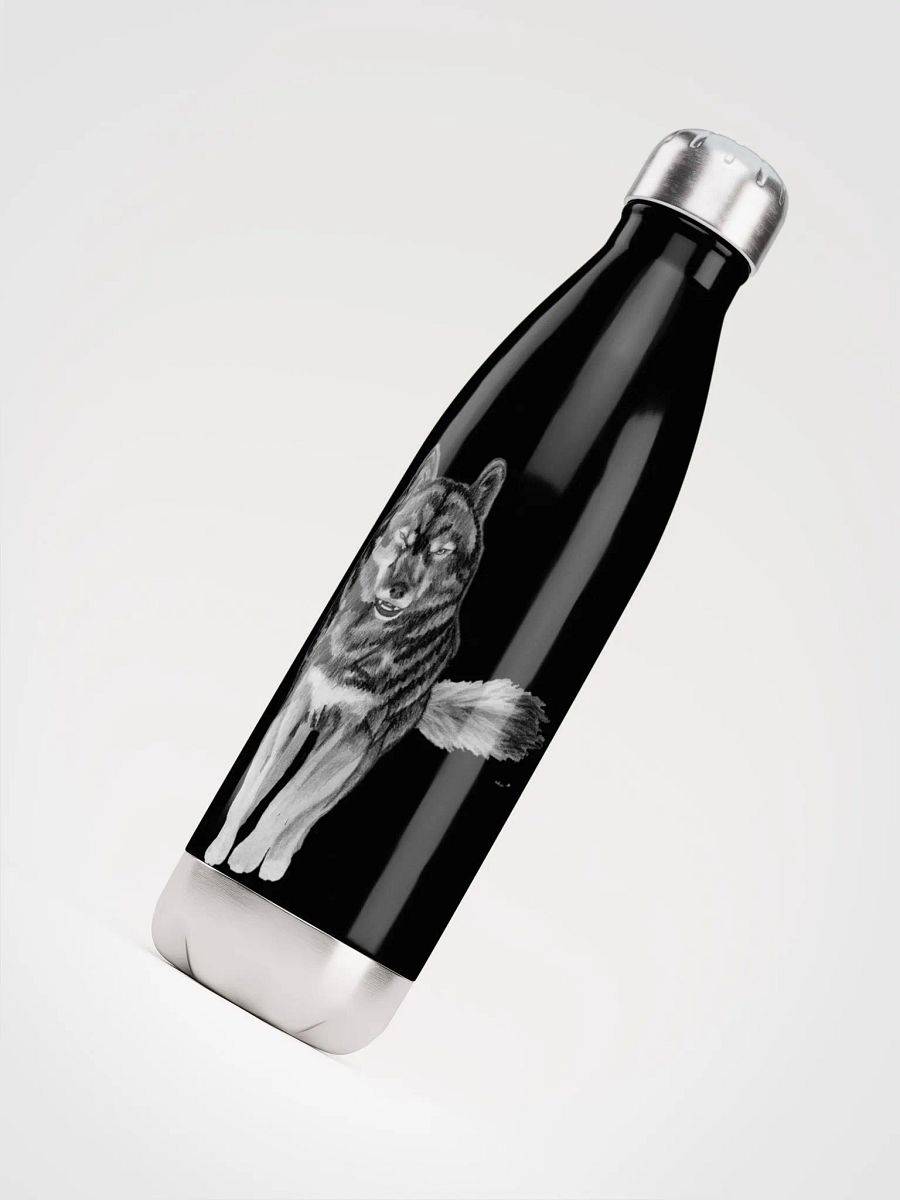 Wolf Drawing Water Bottle product image (8)