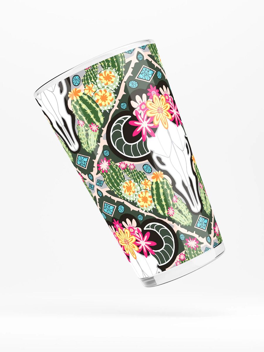 Cacti Cow Shaker Pint Glass | Western Americana Drinkware | Monique Faella Designs™ 🤠🌵🐄 product image (4)
