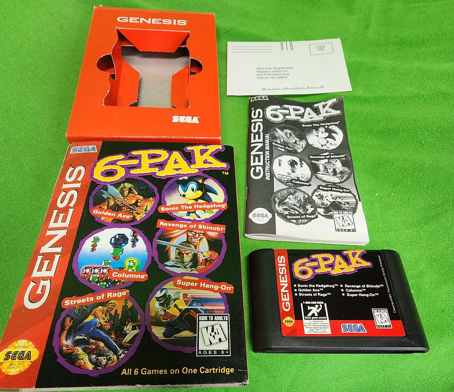 SEGA GENESIS - 6 Pak - CIB product image (1)