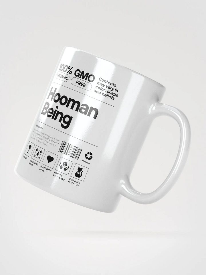 Hooman Being White Mug product image (2)