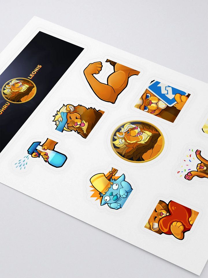 Emote and Logo Sticker Sheet product image (2)