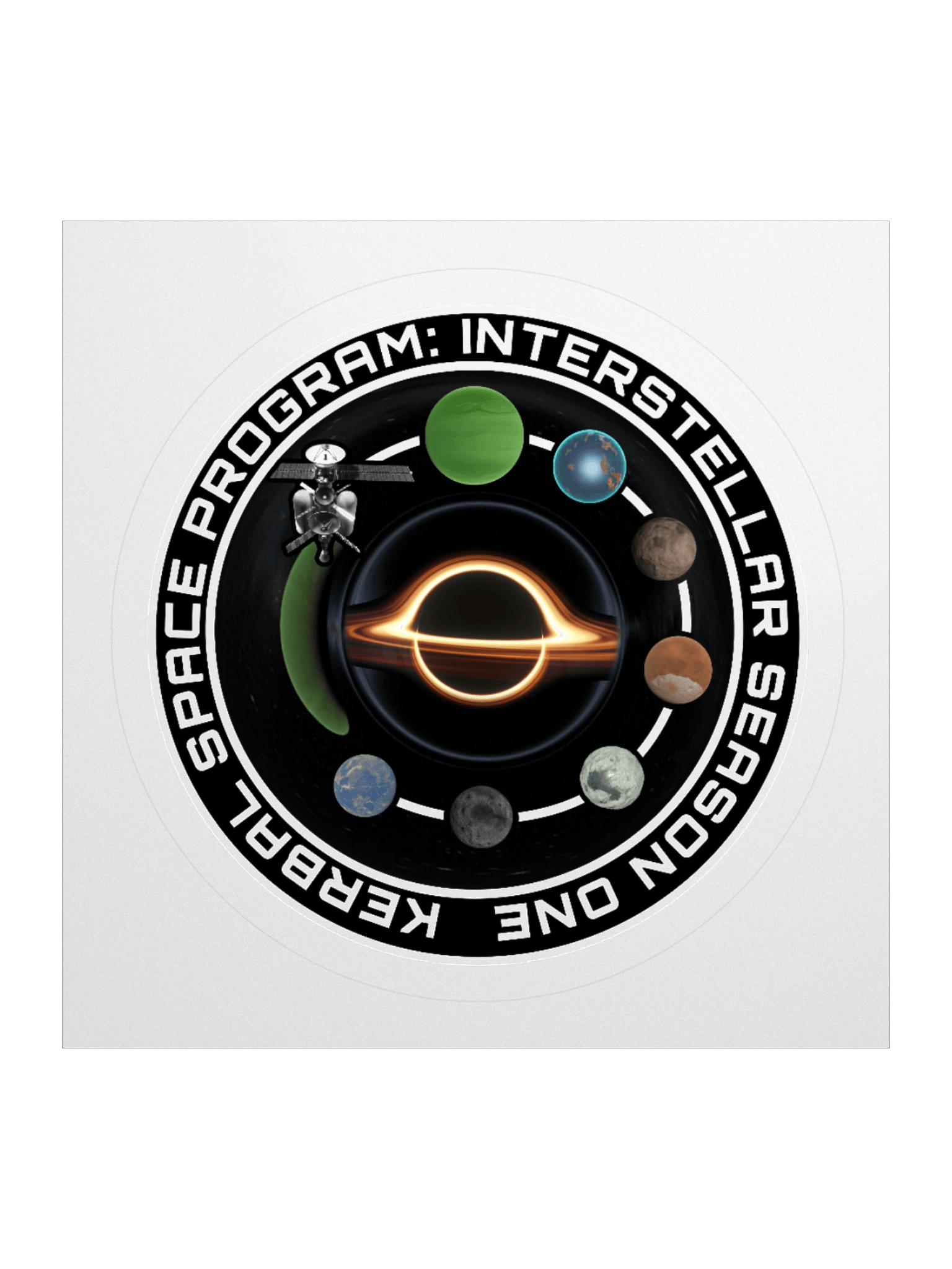 KSP: Interstellar Mission Patch Kiss-Cut Sticker product image (3)