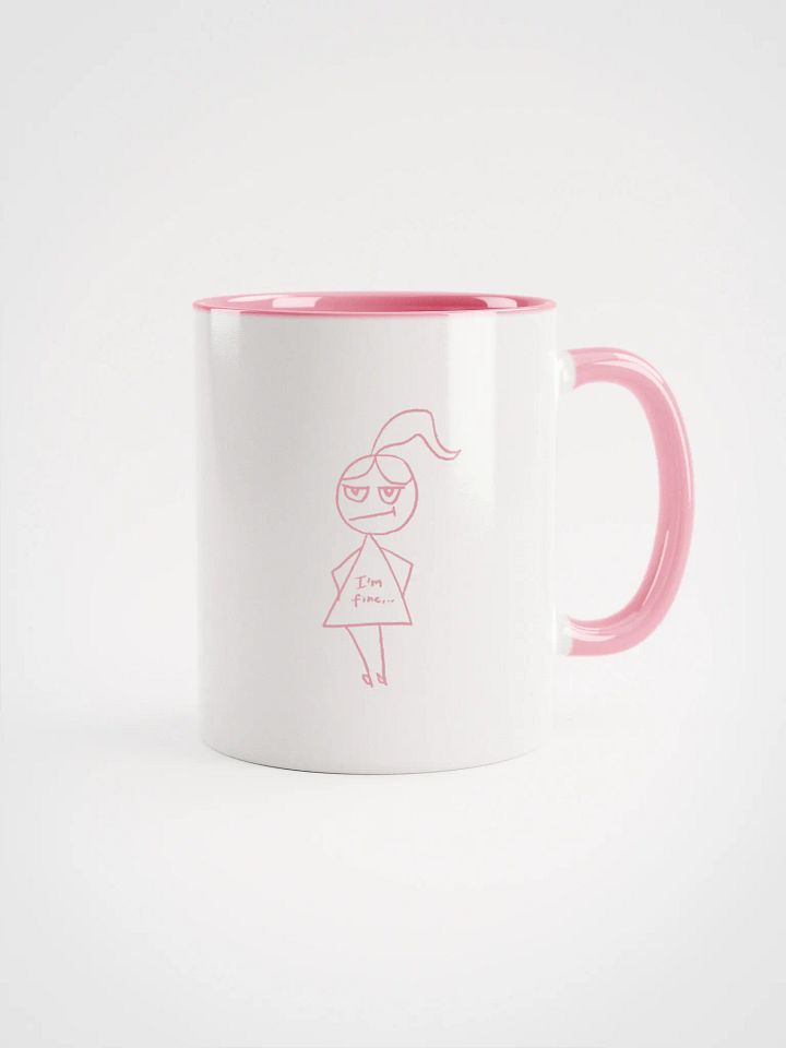 I'm Fine Pink Mug product image (1)
