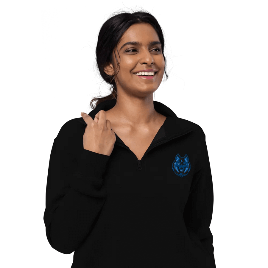 Mystic Wolf Unisex Fleece Pullover product image (11)