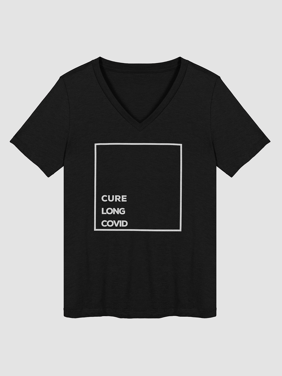 CURE LONG COVID Relaxed V-Neck Tee product image (11)