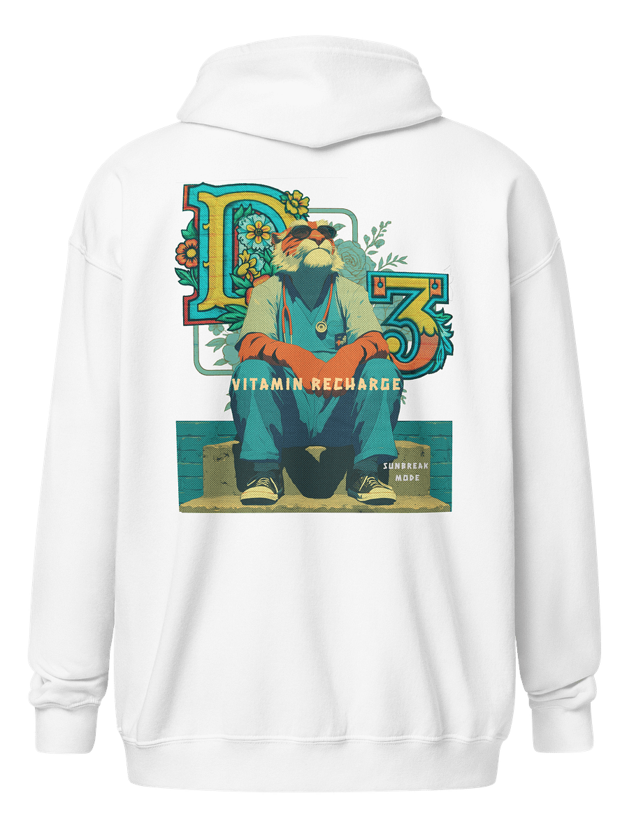 Funny Tiger Nurse Zip Up Hoodie. product image (12)