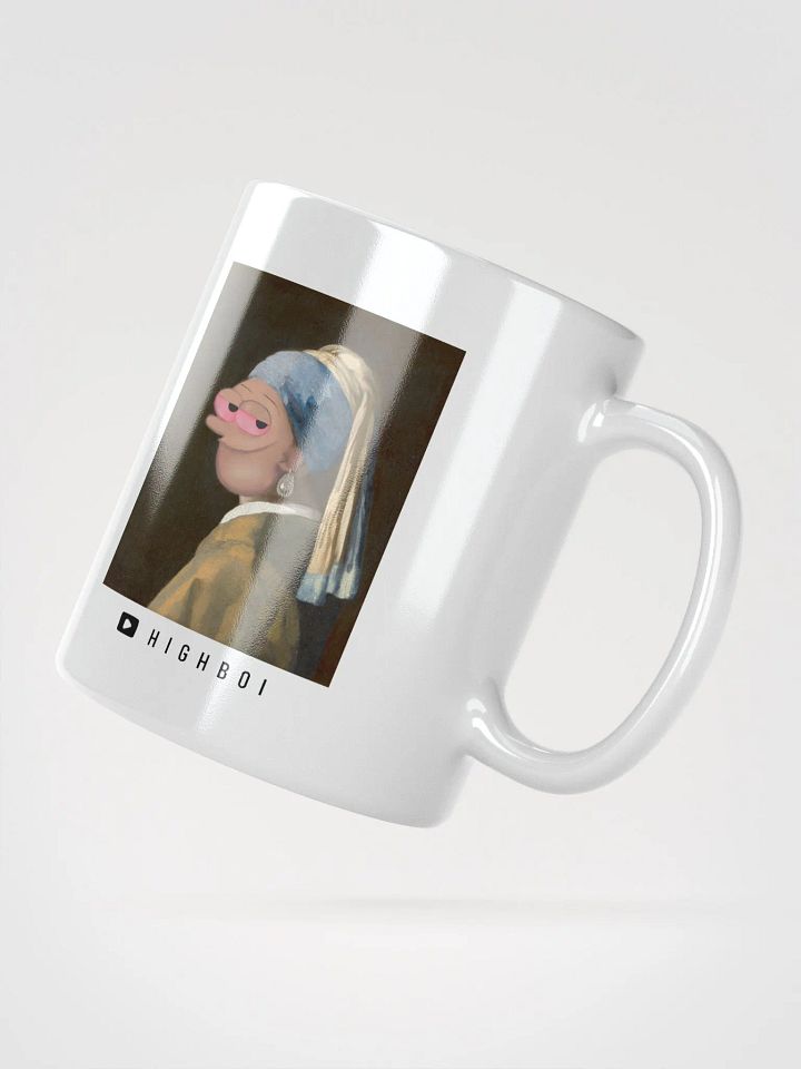 High Boi in pearl earrings Mug product image (6)