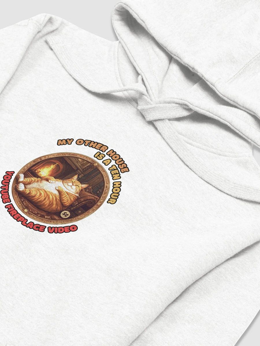 Cozy Cat - My Other House is a Ten Hour YouTube Fireplace Video | Hoodie product image (2)