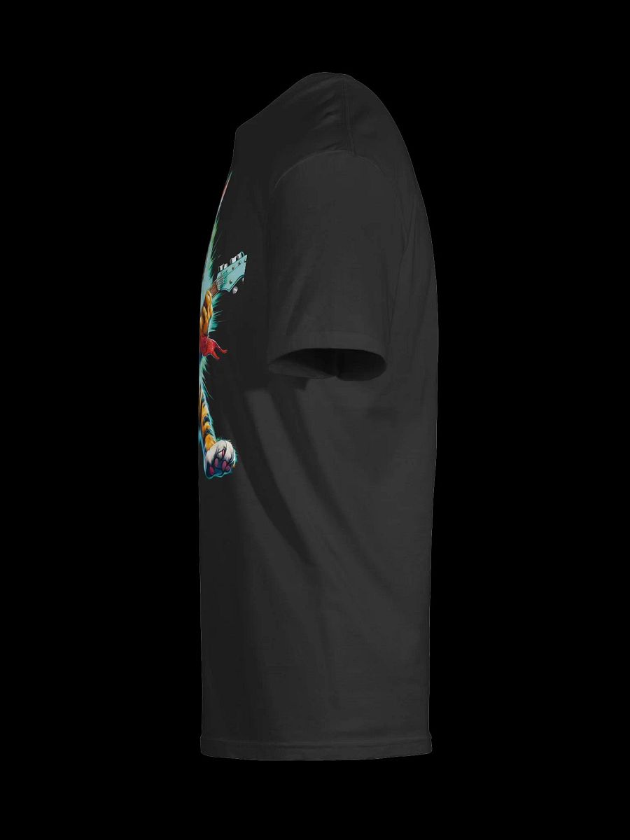 Music Lover-Rockin' Cat-Cool Cat Playing Guitar T-Shirt product image (51)
