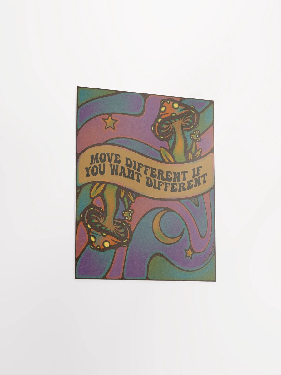 Matte Poster - Move Different product image (5)